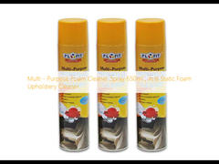 اسپری فوم پاک کننده چند منظوره 650 میلی لیتری، پاک کننده اثاثیه داخلی فوم ضد استاتیک