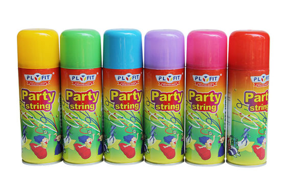 Aerosol Can Party String Spray Mixed Colours Silly Crazy String Spray For Kids / Adults