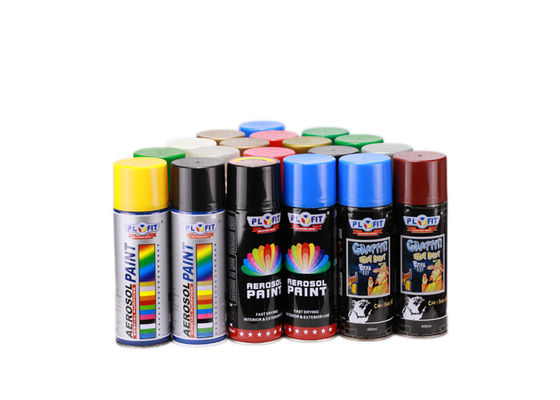 Fast Drying Acrylic Aerosol Spray Paint Waterproof 5 Minutes Surface Drying