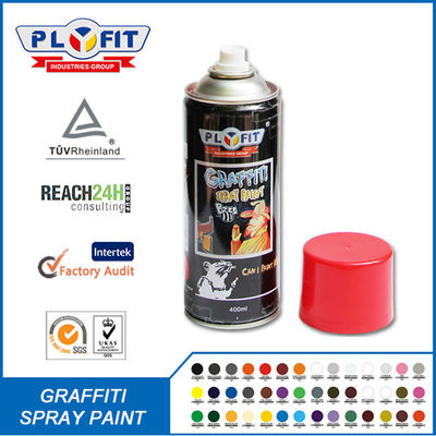 450ml MSDS Automatic Spray Paint 10min Drying Anti Rust Car Graffiti Wall