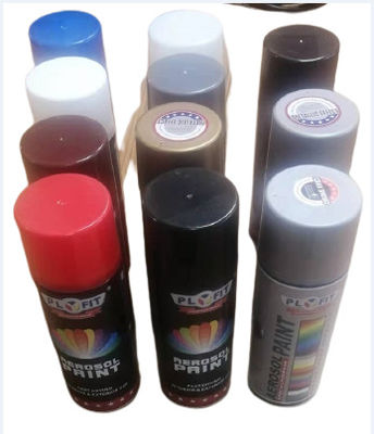 Child Safe Waterproof 400ml Acrylic Car Spray Paint Multicolor