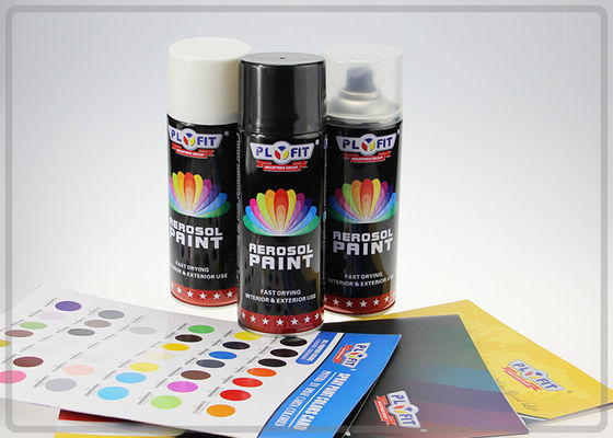 Car Bike 400ml Fast Drying Black Paint Acrylic Aerosol Paint